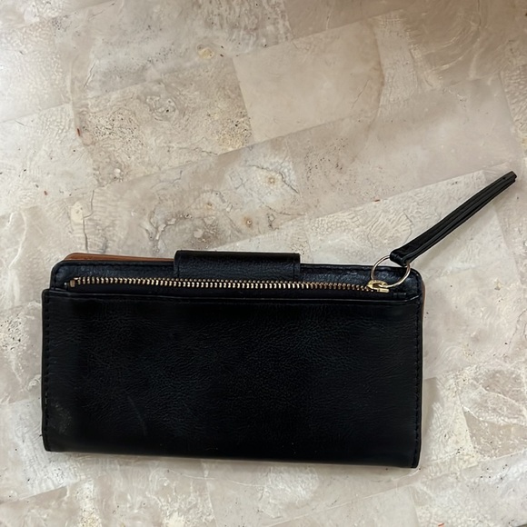 FOSSIL Black Leather Bi-Fold Women's Wallet Issue 1954 - Picture 2 of 6